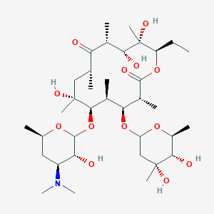 molecular formula C36H65NO13 B1217446 Erythromycin C 