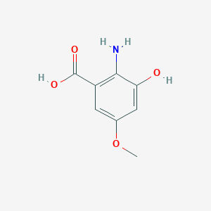 molecular formula C8H9NO4 B1217451 5-Methoxy-3-hydroxyanthranilate 