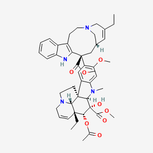 molecular formula C46H56N4O8 B1217452 Anhydrovinblastine 