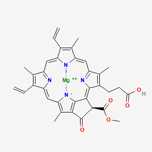 molecular formula C35H30MgN4O5 B1217453 Mg-2,4-Divinylpheoporphyrin 