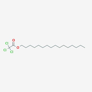 B1217466 Hexadecyl trichloroacetate CAS No. 74339-54-1