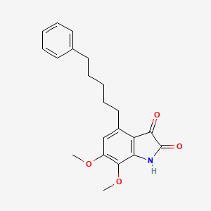 molecular formula C21H23NO4 B1217475 Melosatin A CAS No. 64838-04-6