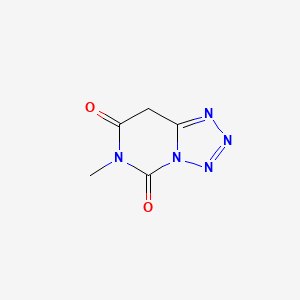 molecular formula C5H5N5O2 B1217476 6-Methyltetrazolo(1,5-c)pyrimidine-5,7(6H,8H)-dione CAS No. 34635-44-4