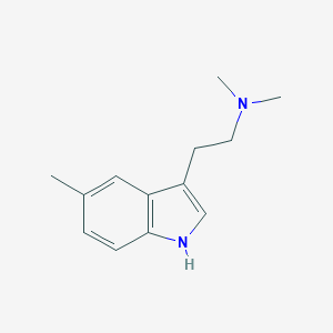 molecular formula C13H18N2 B121749 Indole, 3-(2-(dimethylamino)ethyl)-5-methyl- CAS No. 22120-39-4