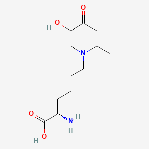 molecular formula C12H18N2O4 B1217491 Pyridosine CAS No. 31489-08-4