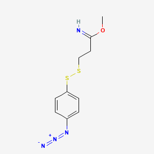 Methyl 3-((p-azidophenyl)dithio)propionimidate