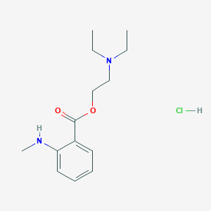 Benzoic acid, 2-(methylamino)-, 2-(diethylamino)ethyl ester, monohydrochloride