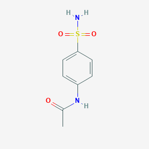 molecular formula C8H10N2O3S B121751 4-Acetamidobenzenesulfonamide CAS No. 121-61-9