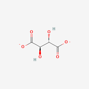 molecular formula C4H4O6-2 B1217512 间酒石酸 CAS No. 5976-95-4