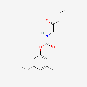 molecular formula C16H23NO3 B1217517 Promacyl CAS No. 34264-24-9