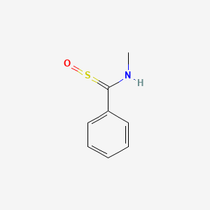 molecular formula C8H9NOS B1217529 N-Methylthiobenzamide S-oxide CAS No. 91929-53-2