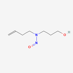 B1217530 3-Butenyl-(3-hydroxypropyl)nitrosamine CAS No. 61424-18-8
