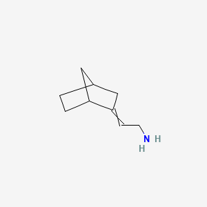 molecular formula C9H15N B1217550 2-(2-Bicyclo[2.2.1]heptanylidene)ethanamine 