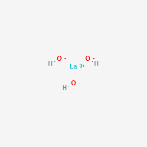 molecular formula La(OH)3<br>H3LaO3 B1217558 Lanthanum hydroxide CAS No. 39377-54-3