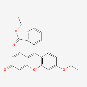 molecular formula C24H20O5 B1217560 Ethoxyfluorescein ethyl ester CAS No. 87569-96-8