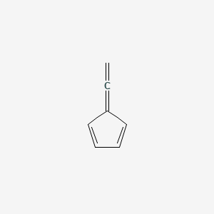 molecular formula C7H6 B1217562 1,3-Cyclopentadiene, 5-ethenylidene- CAS No. 27041-32-3