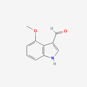 molecular formula C10H9NO2 B1217564 4-methoxy-1H-indole-3-carbaldehyde CAS No. 90734-97-7