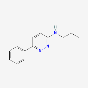 molecular formula C14H17N3 B12175703 N-(2-methylpropyl)-6-phenylpyridazin-3-amine 
