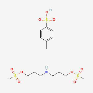 1-Propanol,3'-iminodi-, dimethanesulfonate (ester), p-toluenesulfonate
