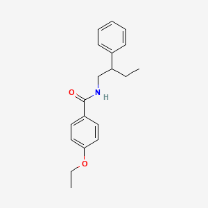 molecular formula C19H23NO2 B12175876 4-ethoxy-N-(2-phenylbutyl)benzamide 