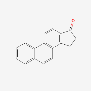 molecular formula C17H12O B1217597 15,16-Dihydrocyclopenta(a)phenanthren-17-one CAS No. 786-66-3
