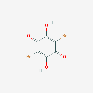 molecular formula C6H2Br2O4 B121760 Bromanilic acid CAS No. 4370-59-6