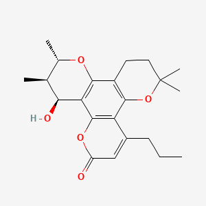 molecular formula C22H28O5 B1217608 Dihydrocostatolide CAS No. 909-13-7