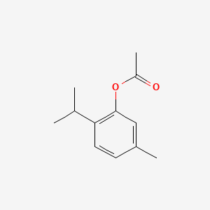 molecular formula C12H16O2 B1217611 Thymol acetate CAS No. 528-79-0