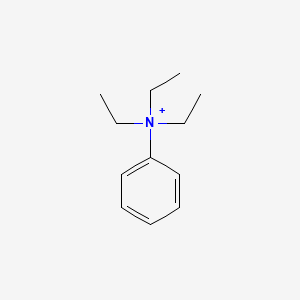molecular formula C12H20N+ B1217615 Triethylphenylammonium CAS No. 310-24-7