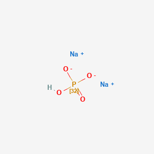 B1217616 Sodium phosphate P-32 CAS No. 7635-46-3
