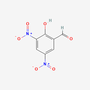 molecular formula C7H4N2O6 B1217618 3,5-Dinitrosalicylaldehyde CAS No. 2460-59-5