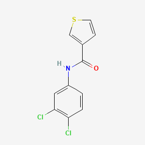 molecular formula C11H7Cl2NOS B12176180 N-(3,4-dichlorophenyl)thiophene-3-carboxamide 