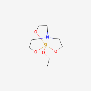 molecular formula C8H17NO4Si B1217619 Ethoxysilatrane CAS No. 3463-21-6
