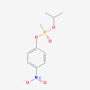 molecular formula C10H14NO5P B1217620 4-Nitrophenyl 2-propylmethylphosphonate CAS No. 3735-97-5