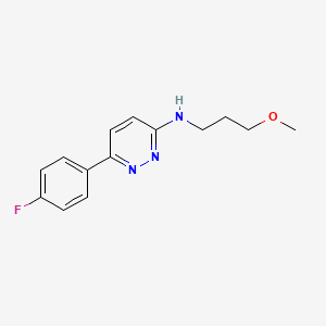 molecular formula C14H16FN3O B12176227 [6-(4-Fluorophenyl)pyridazin-3-yl](3-methoxypropyl)amine 