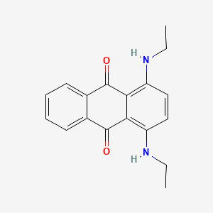 molecular formula C18H18N2O2 B1217624 Solvent blue 59 CAS No. 6994-46-3