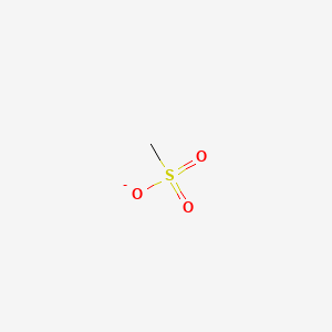 molecular formula CH3O3S- B1217627 Methanesulfonate CAS No. 16053-58-0