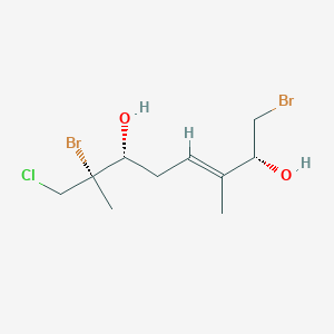 (2R,6R,7S)-1,7-dibromo-8-chloro-3,7-dimethyloct-3-ene-2,6-diol