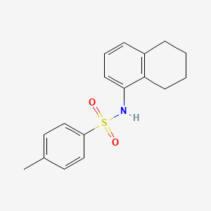 4-methyl-N-(5,6,7,8-tetrahydronaphthalen-1-yl)benzenesulfonamide