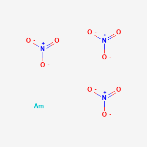 molecular formula AmN3O9-3 B1217664 Americium trinitrate CAS No. 25933-53-3