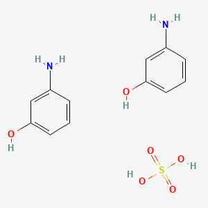 Phenol, 3-amino-, sulfate (2:1) (salt)