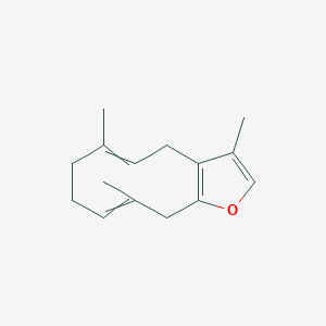 molecular formula C15H20O B1217673 Furanodiene 