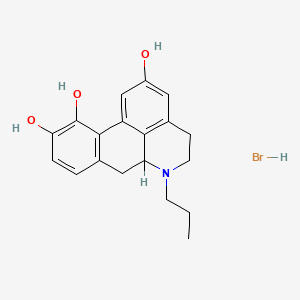 molecular formula C19H22BrNO3 B1217675 2,10,11-Trihydroxy-N-n-propylnoraporphine CAS No. 77761-73-0