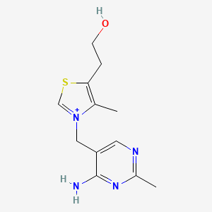 molecular formula C12H17N4OS+ B1217682 Thiamine CAS No. 70-16-6