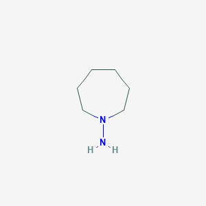 molecular formula C6H14N2 B121769 1H-Azepin-1-amine, hexahydro- CAS No. 5906-35-4