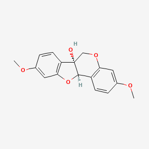 molecular formula C17H16O5 B1217696 (-)-Variabilin CAS No. 3187-52-8
