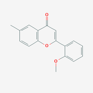 molecular formula C17H14O3 B1217710 2'MeO6MF CAS No. 89112-85-6