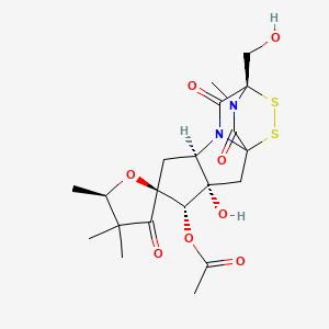 molecular formula C20H26N2O8S2 B1217715 Sirodesmin G CAS No. 64599-26-4