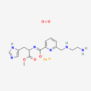 molecular formula C16H21FeN6O5+2 B1217719 Amphis-Fe CAS No. 97560-58-2