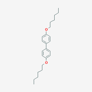 molecular formula C24H34O2 B121772 4,4'-Bis(hexyloxy)biphenyl CAS No. 142450-58-6
